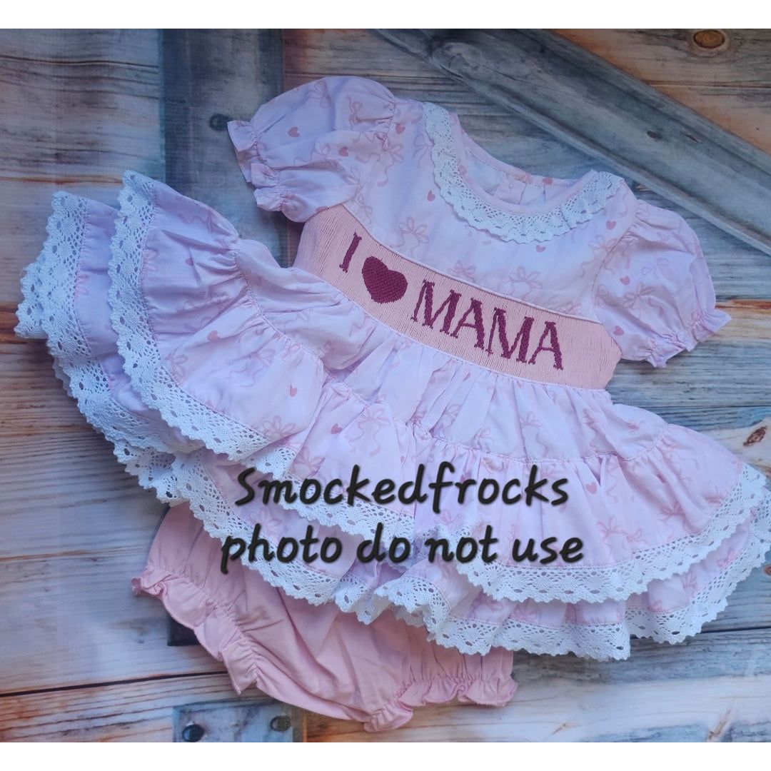 I ❤️ Mama diaper set