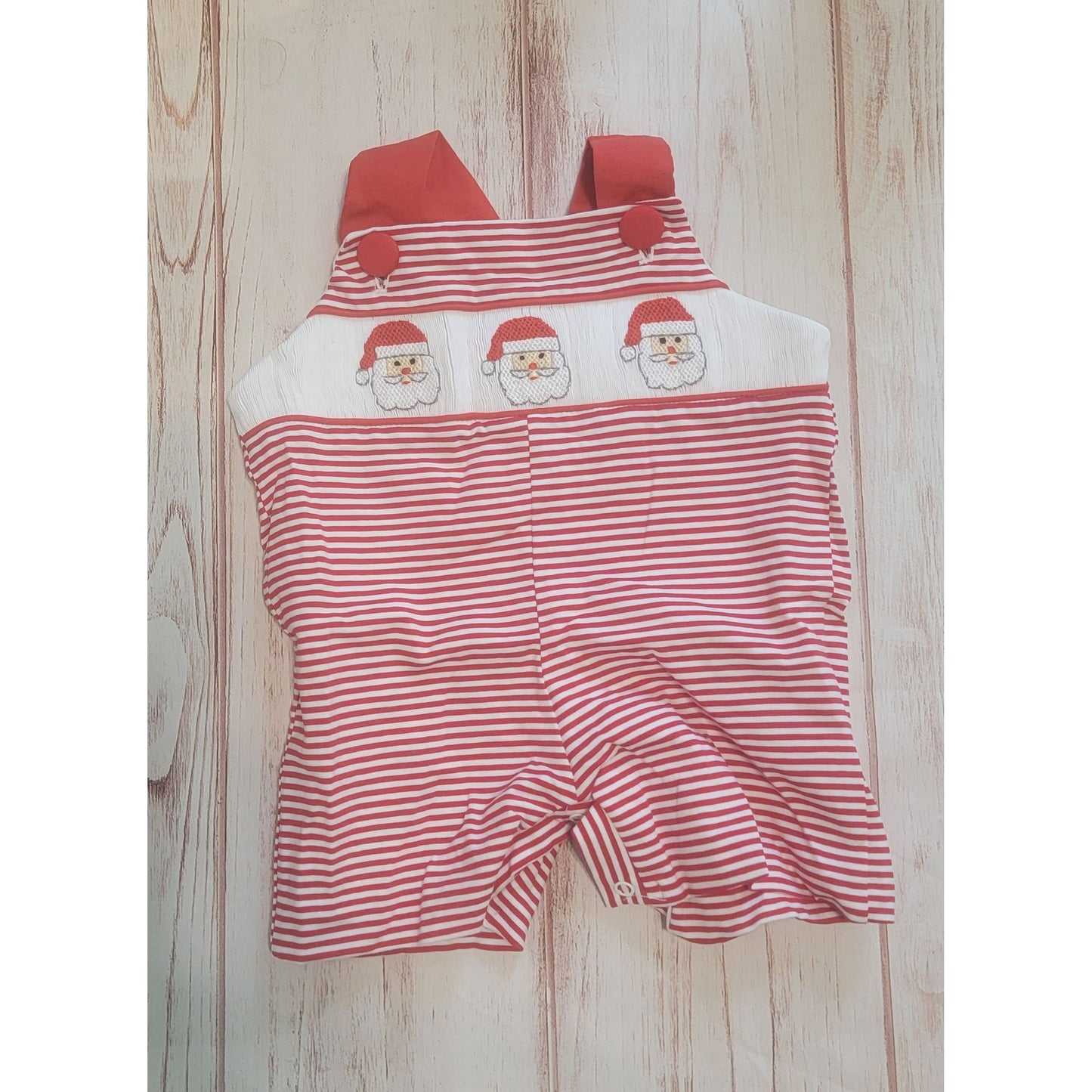  Santa Romper by SmockedFrock's sold by SmockedFrock's