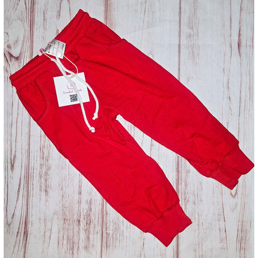 Jogger pants red