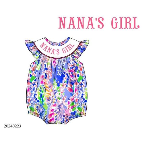 Name Smocks Girls Water Color