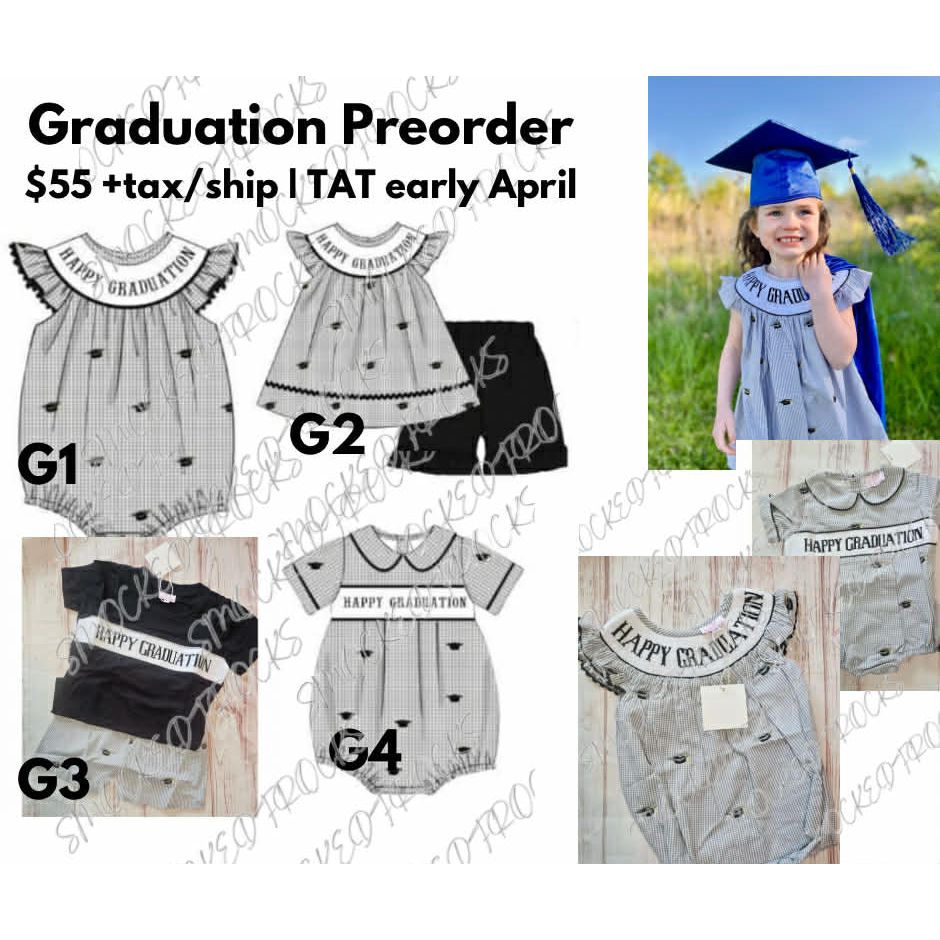 Graduation smocks