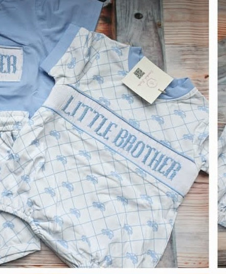 Little Brother Smocked Bubble