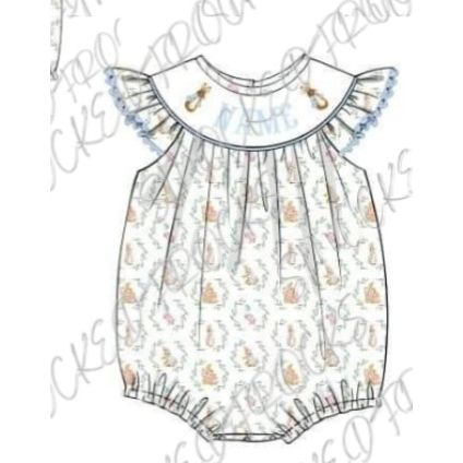 Peter Rabbit Name smocks