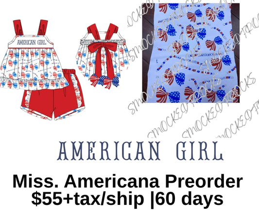 American Girl short set