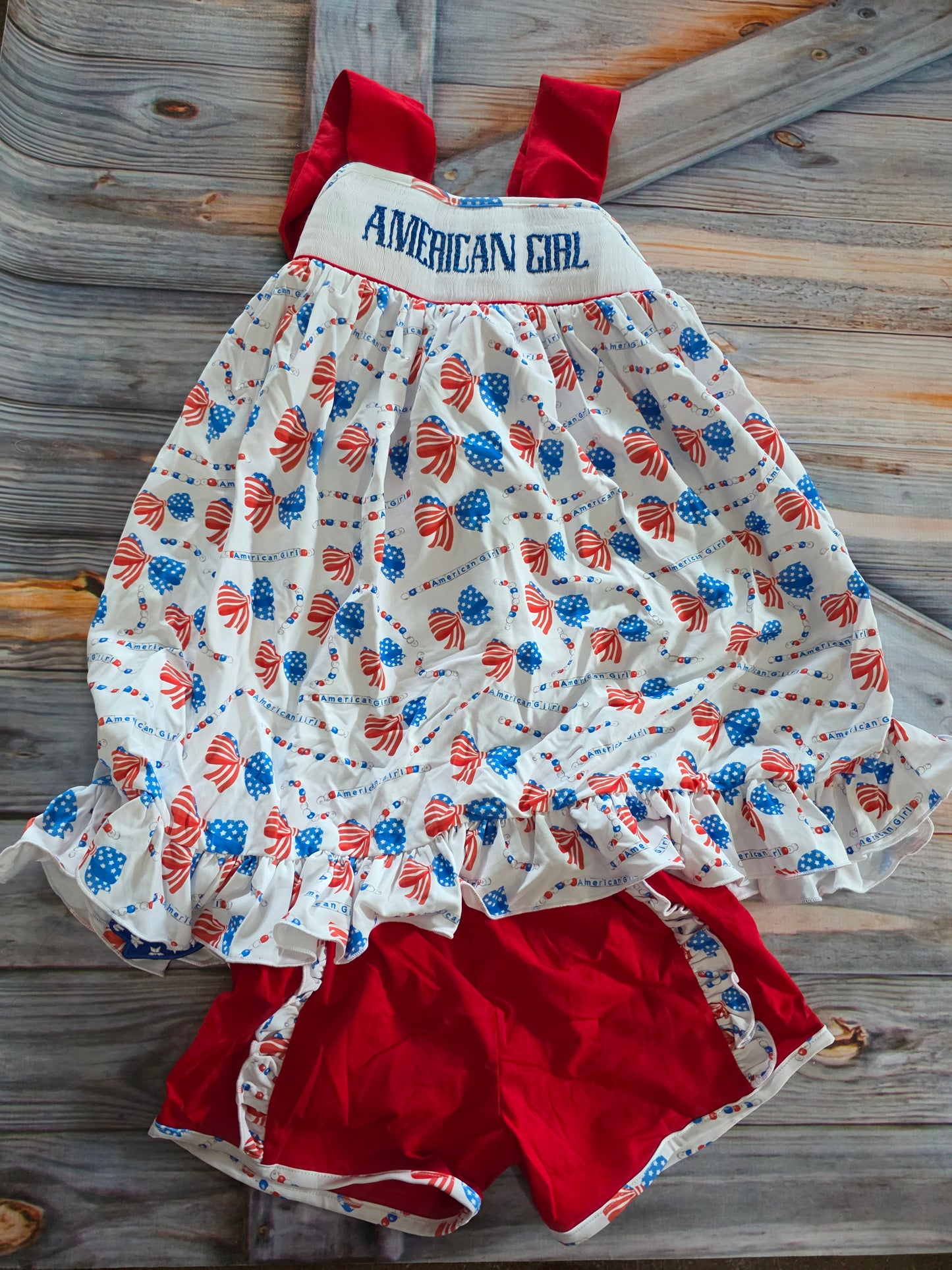 American Girl short set