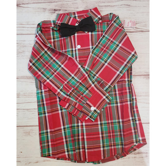  Plaid Boys Shirt by SmockedFrock's sold by SmockedFrock's